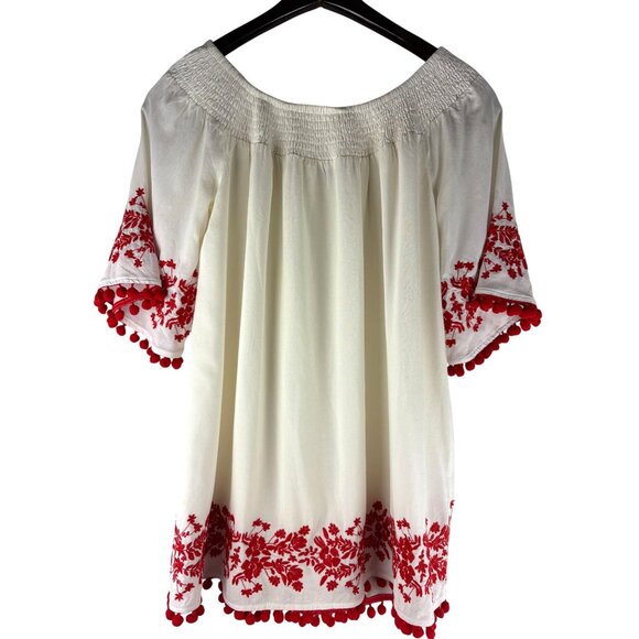 Festival Boho Show Me your Mumu Annie Dress Embroidered Off Shoulder, Women's M - Picture 2 of 7